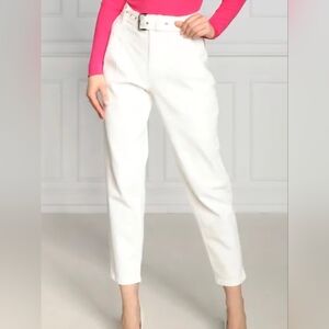 Michael Kors Women's White Ankle Jeans